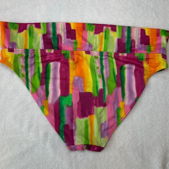 Victorias Secret Swimwear Multicolor Tankini‎ Swimsuit 34A + 2 Bottoms M / L - Picture 10 of 11
